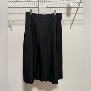 Betty Z Black Wool Uniform Skirt Size 16